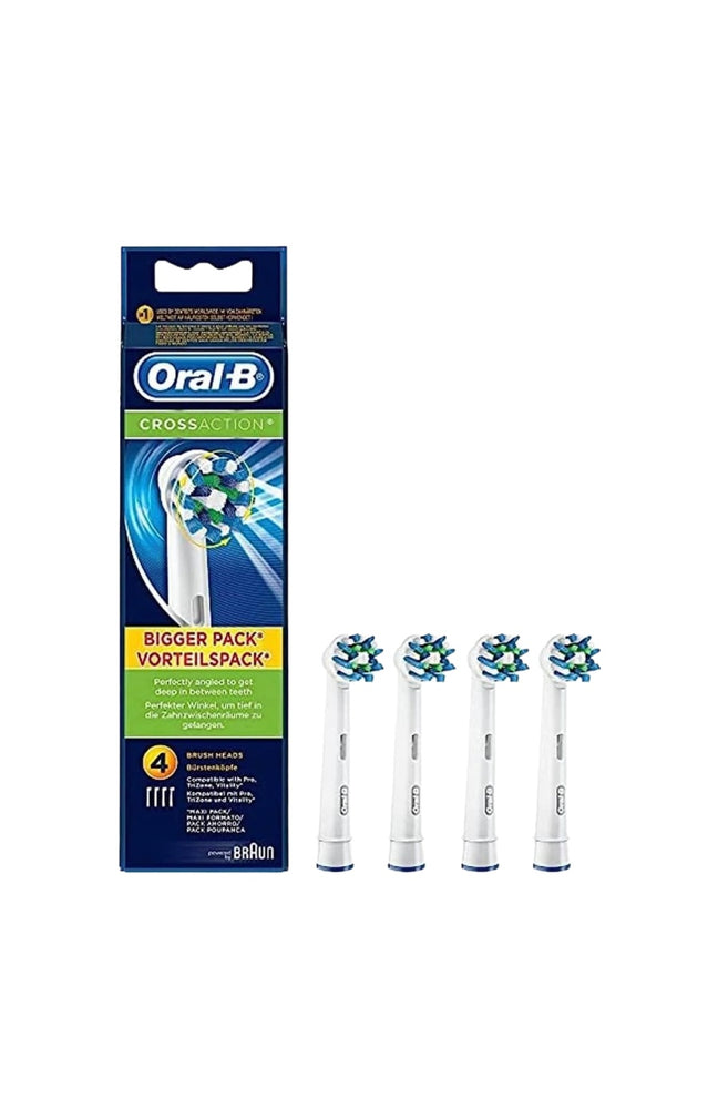 Lot de 4 brossettes de rechange - Cross Action - Blanc