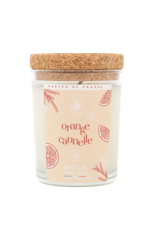 Bougie parfumée - Orange cannelle - 180 g