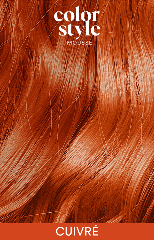 Mousse coiffante & colorante - Color Style - Cuivré - 200 ml