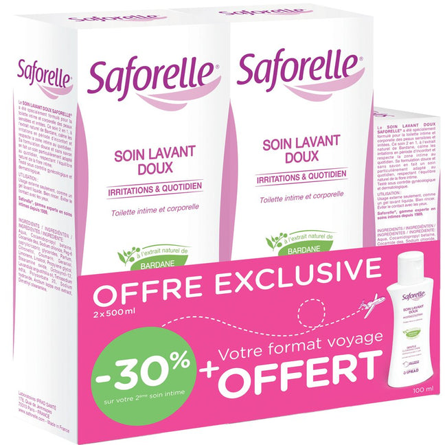 Soins lavants doux - Corps - 3 produits