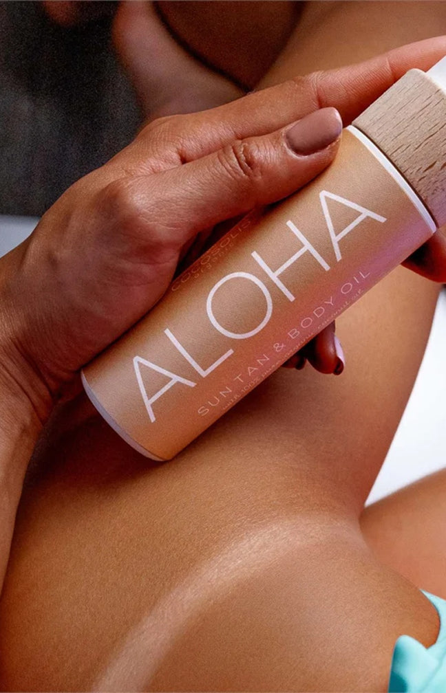 Huile de bronzage naturelle - Aloha - Visage & corps - 200 ml