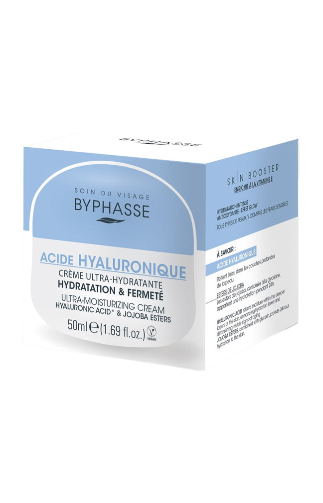 Crème ultra-hydratante - Acide hyaluronique - Visage -  50 ml