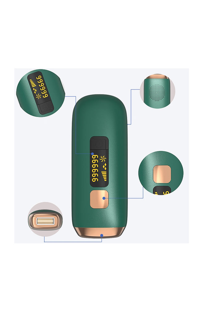 Épilateur lumière pulsée - T4 IPL - Corps - Vert