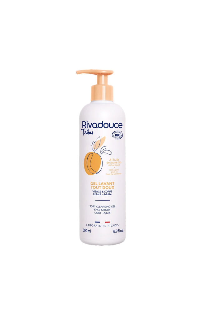 Gel lavant doux bio - Visage & corps - 500 ml