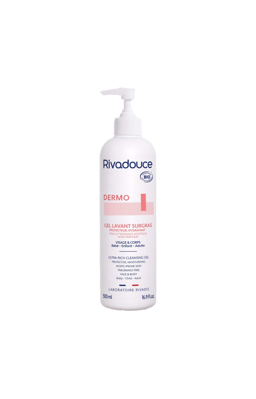 Gel lavant surgras bio - Corps & cheveux - 500 ml