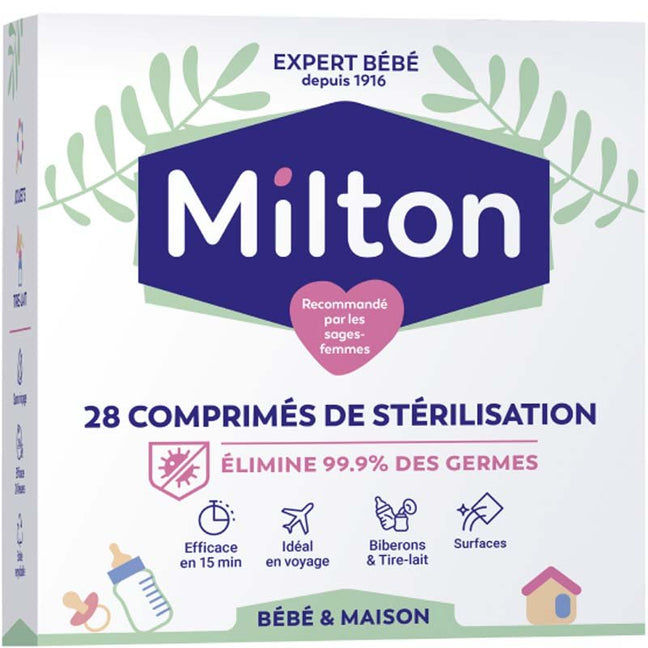 Pastilles de stérilisation pour biberon - 2 x 28 pastilles