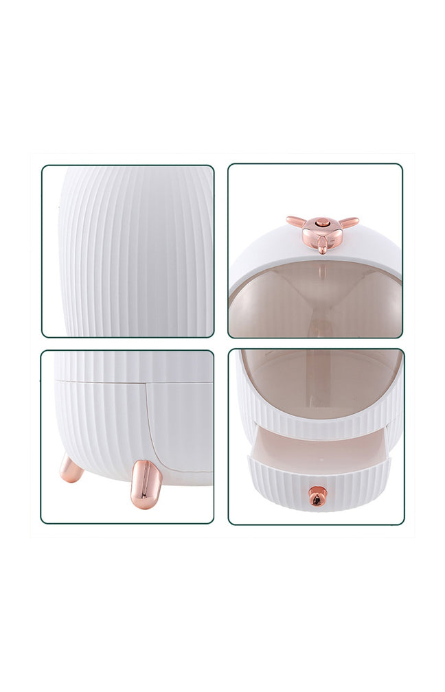 Rangement maquillage avec lumière