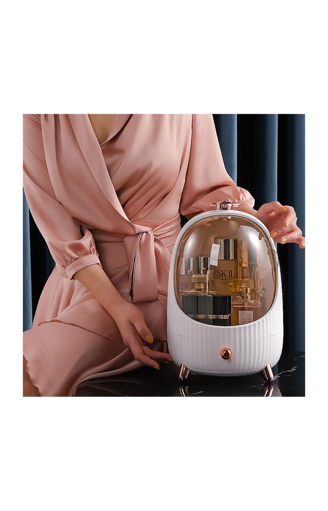 Rangement maquillage avec lumière