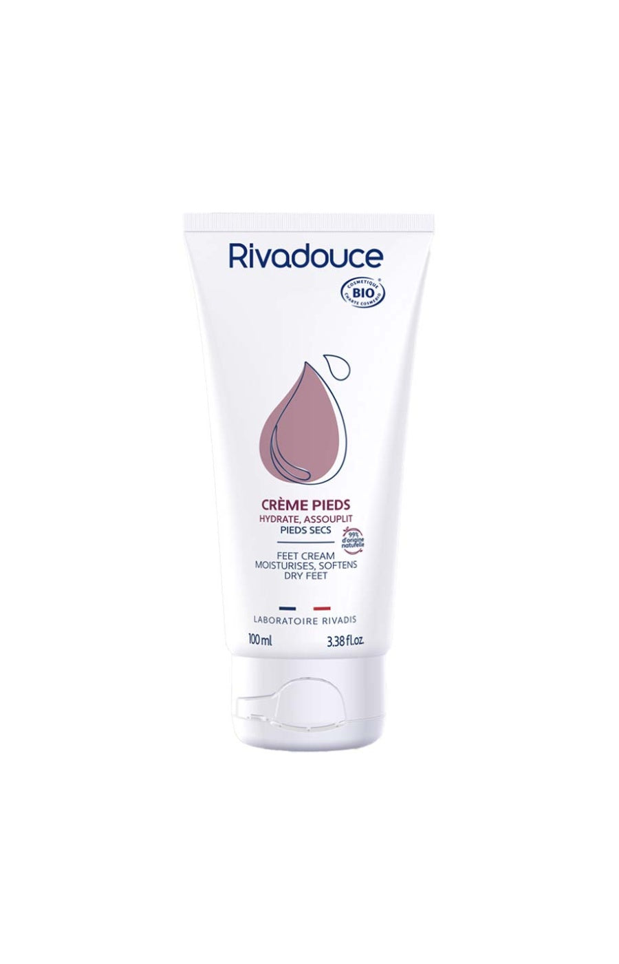 Crème hydratante pieds bio - 100 ml
