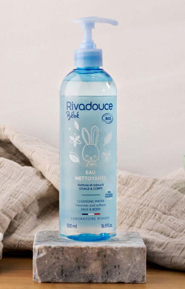 Eau nettoyante bio - Bébé - Visage & corps - 500ml