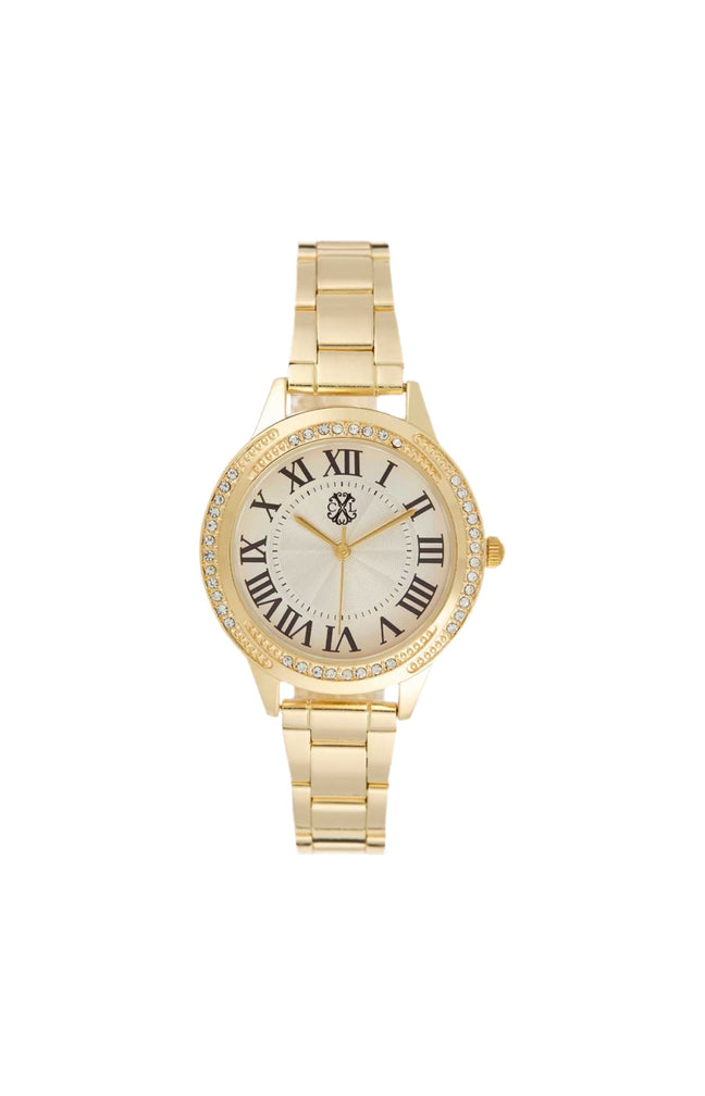 Montre à quartz - Acier inoxydable doré