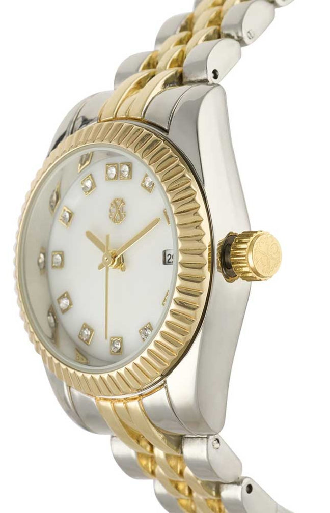 Montre à quartz - Acier inoxydable doré