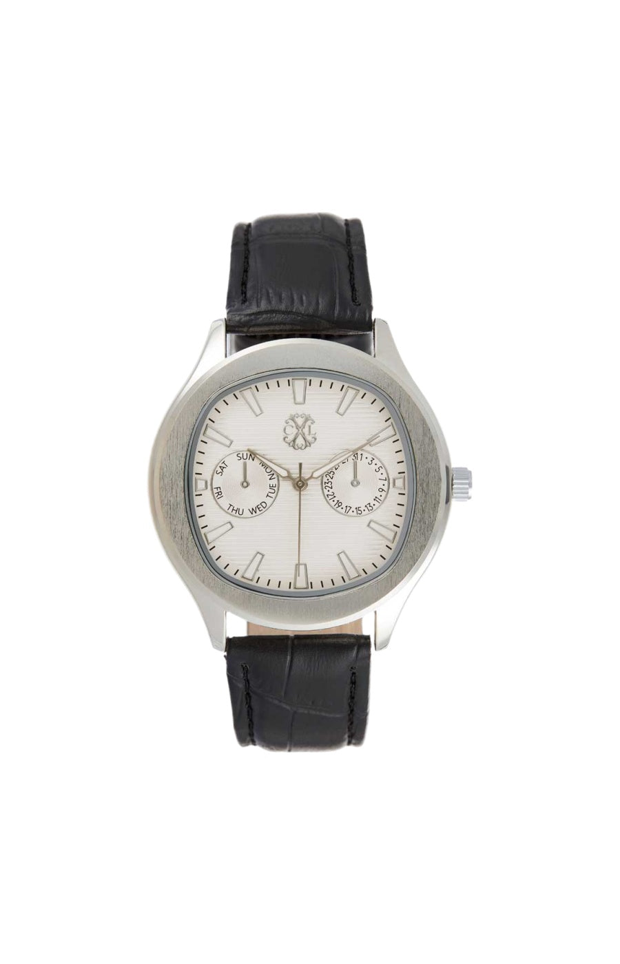 Montre à quartz - Acier inoxydable & cuir