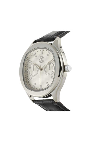 Montre à quartz - Acier inoxydable & cuir