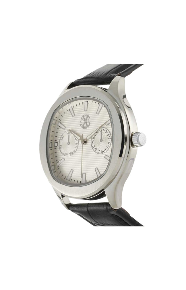 Montre à quartz - Acier inoxydable & cuir