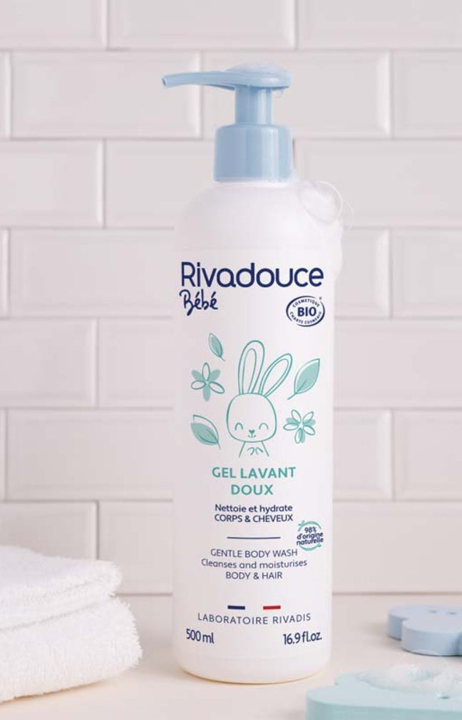 Gel lavant bio - Bébé - Corps & cheveux - 500ml