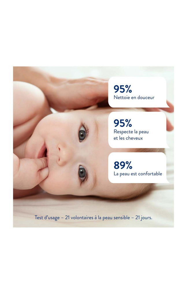 Gel lavant bio - Bébé - Corps & cheveux - 500ml