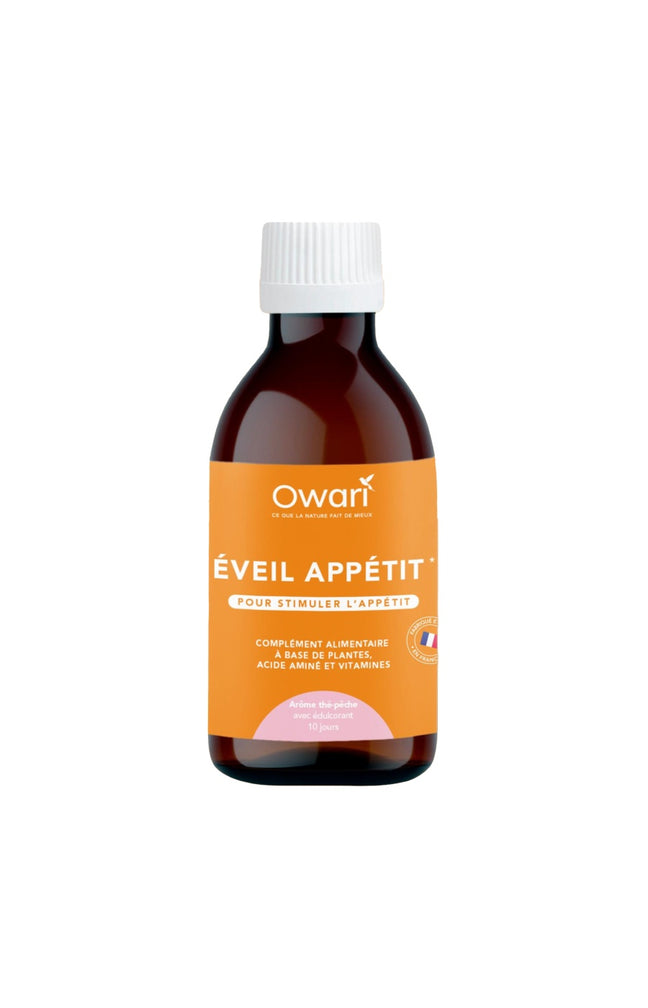 Sirop naturel - Eveil appétit - Thé & pêche - 10 jours