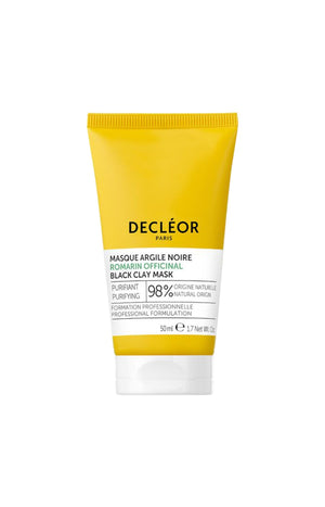 Masque purifiant - Argile noire, acide salicylique & romarin - Peaux à imperfections - 50 ml