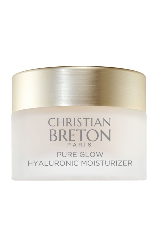 Crème hydratante - Pure Glow - Acide hyaluronique - Visage - 50 ml