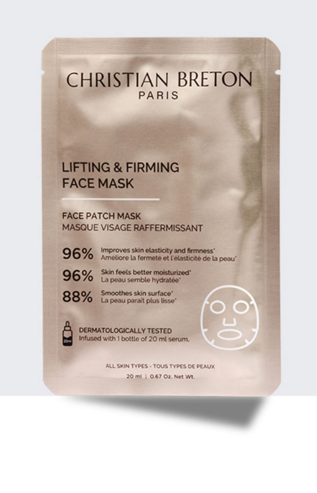 Masques en tissu liftants & raffermissants - Collagène - Visage - 3 unités
