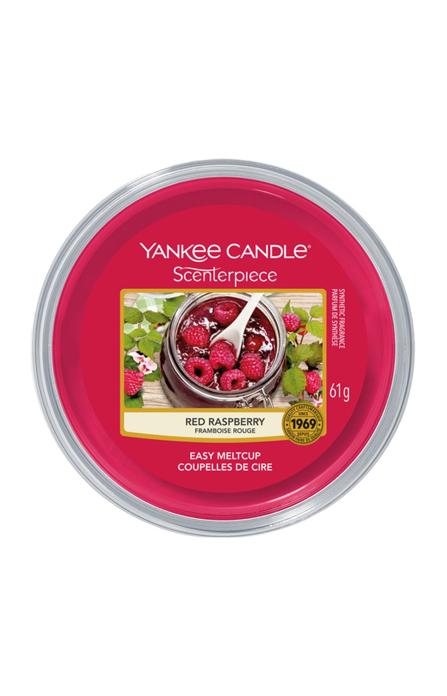 Coupelles de cire - Framboise rouge - 61 g