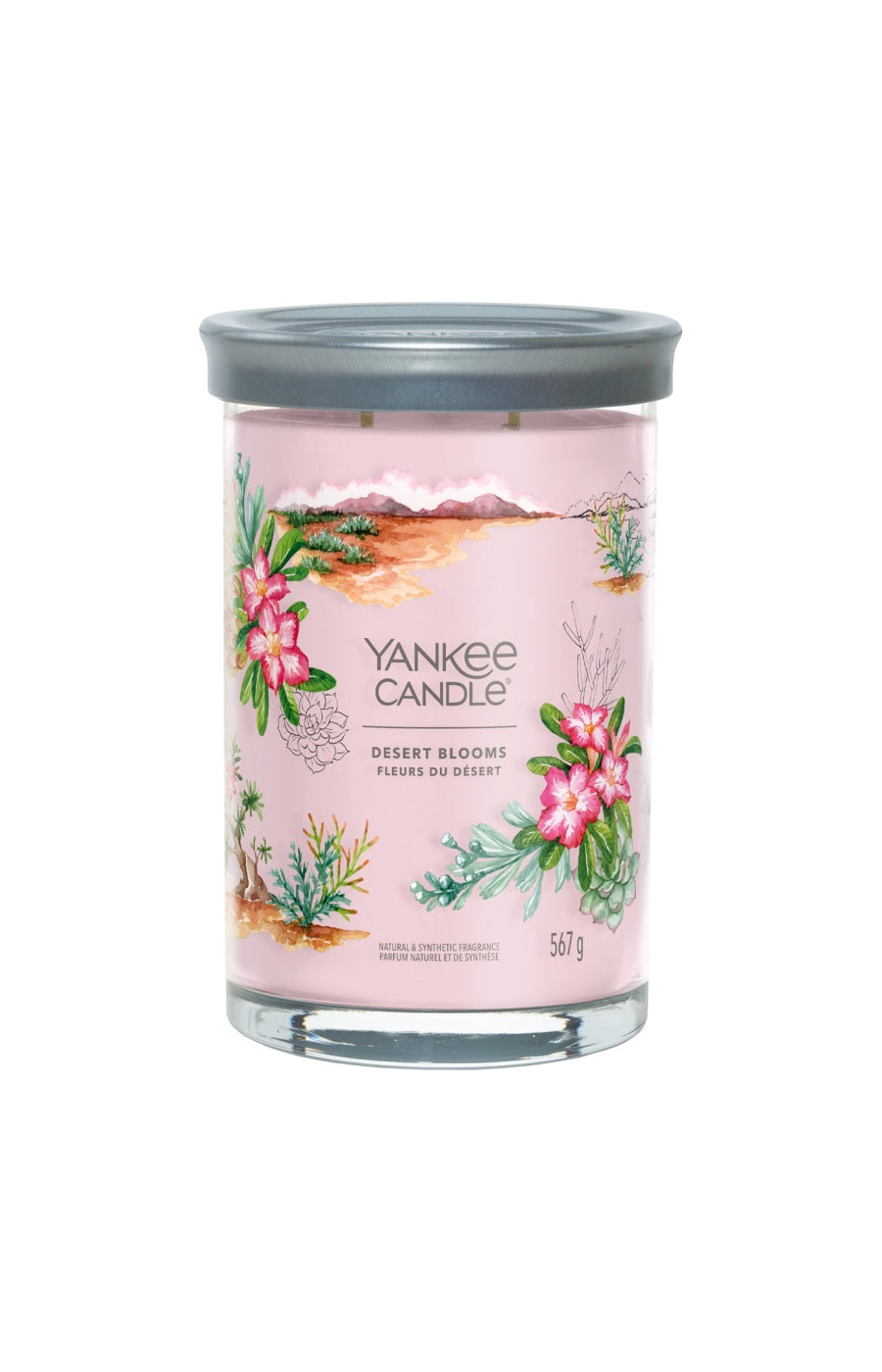 Bougie gobelet -Fleurs du désert - Grand modèle - 567 g