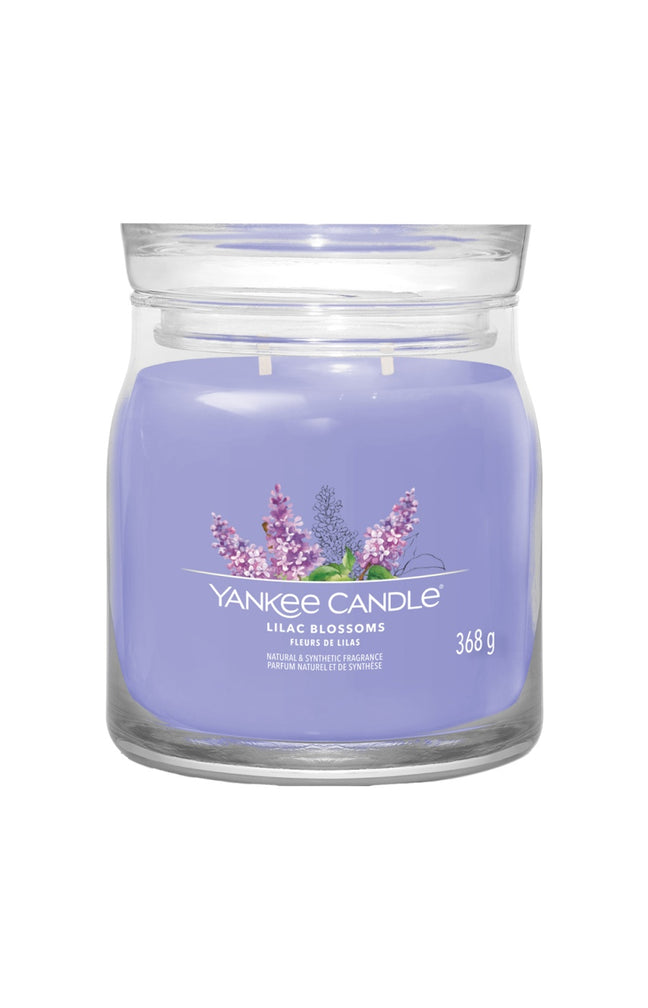 Bougie jarre - Fleurs de lilas - Modèle medium  - 368 g