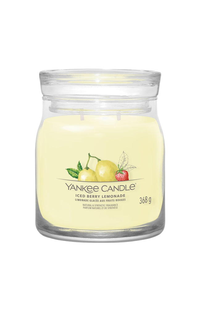 Bougie jarre - Limonade glacée aux fruits rouges - Modèle medium - 368 g