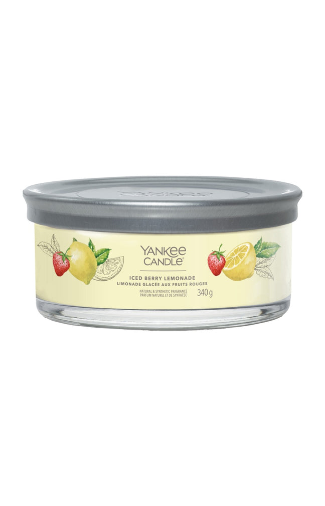 Bougie 5 mèches - Limonade glacée aux fruits rouges - 340 g