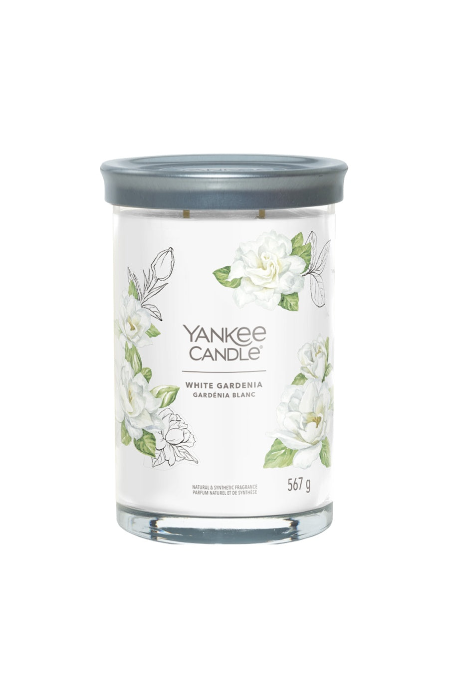 Bougie gobelet - Gardénia blanc - Grand modèle - 567 g