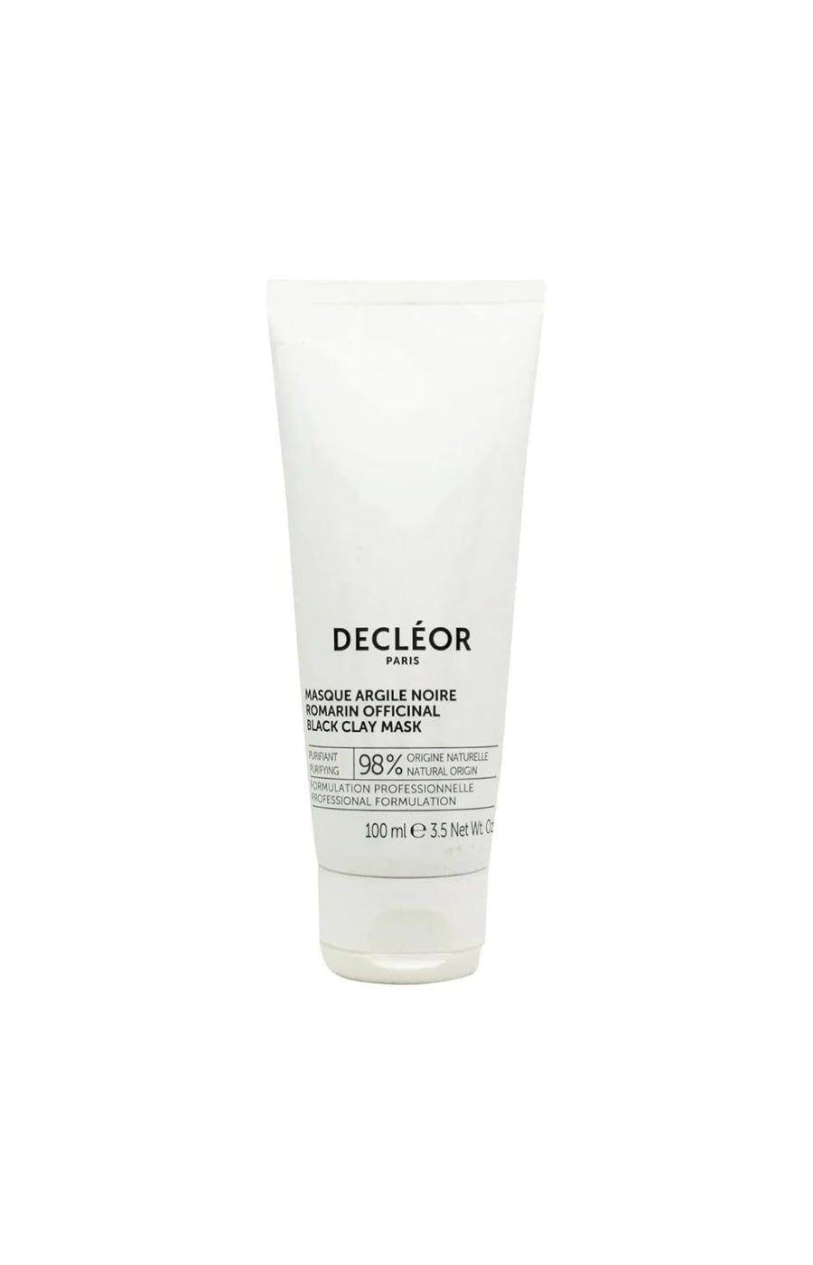 Masque purifiant - Argile noire, acide salicylique & romarin - Peaux à imperfections - 100 ml