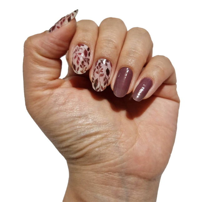 Vernis autocollant - Mauve Petal - 16 bandes