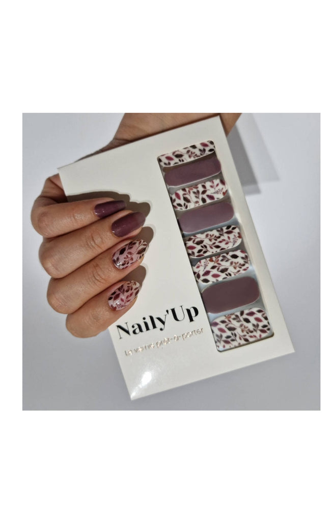Vernis autocollant - Mauve Petal - 16 bandes