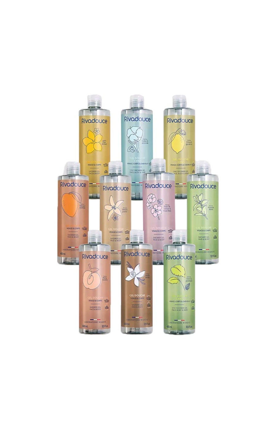 Coffret gels douche - Evasion douche - Corps - 10 x 400 ml