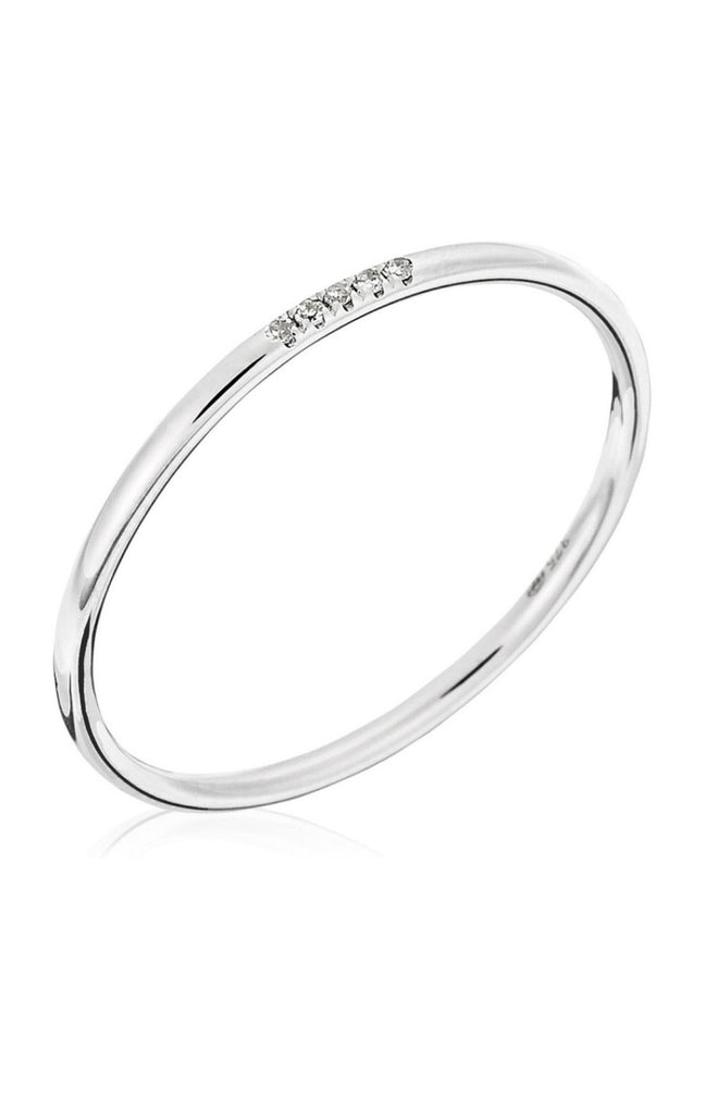 Alliance Humilité - Or blanc 375/1000 & diamants