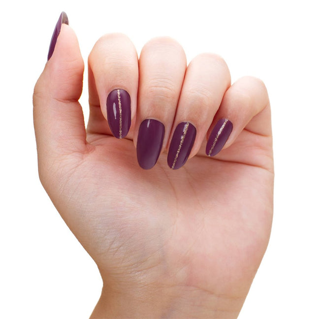 Vernis autocollant - Plum Beauty - 16 bandes