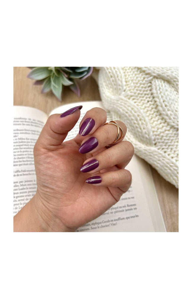 Vernis autocollant - Plum Beauty - 16 bandes