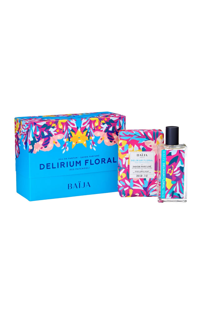 Coffret Delirium Floral - Savon & eau de parfum - Iris & patchouli