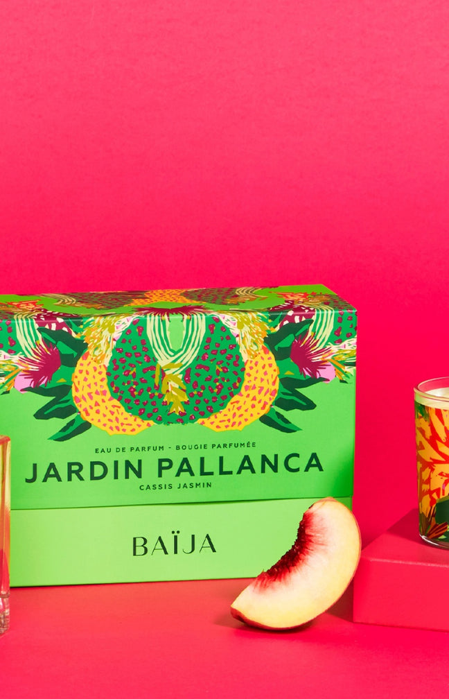 Coffret Jardin Pallanca - Bougie & eau de parfum - Cassis & jasmin