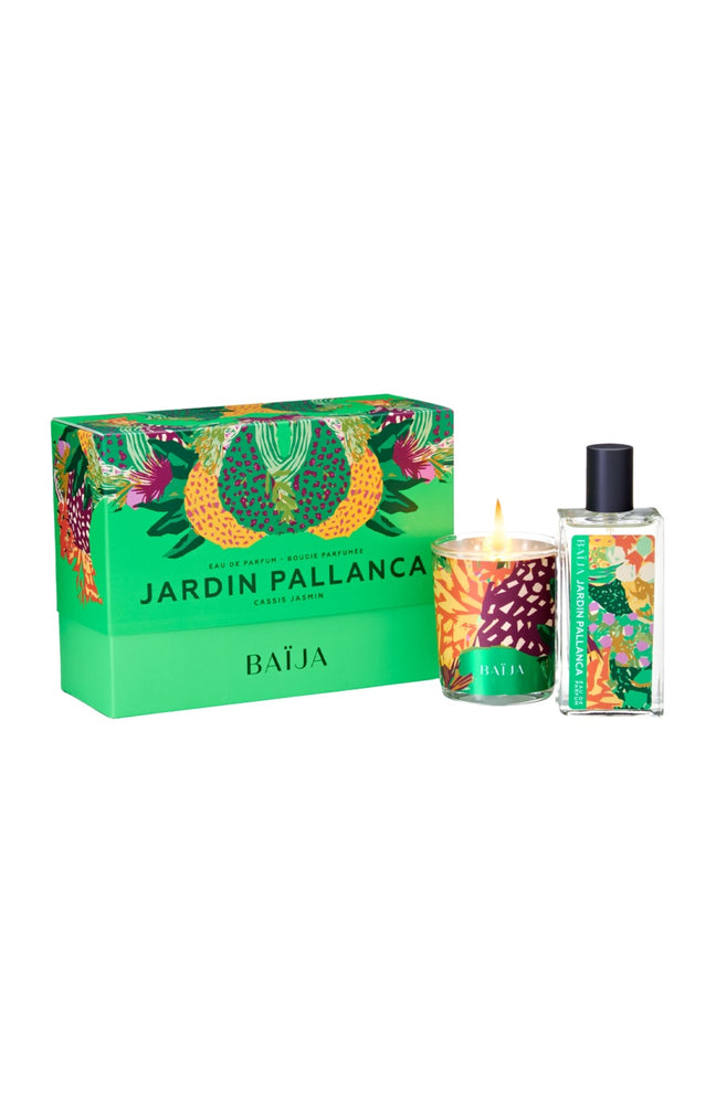 Coffret Jardin Pallanca - Bougie & eau de parfum - Cassis & jasmin