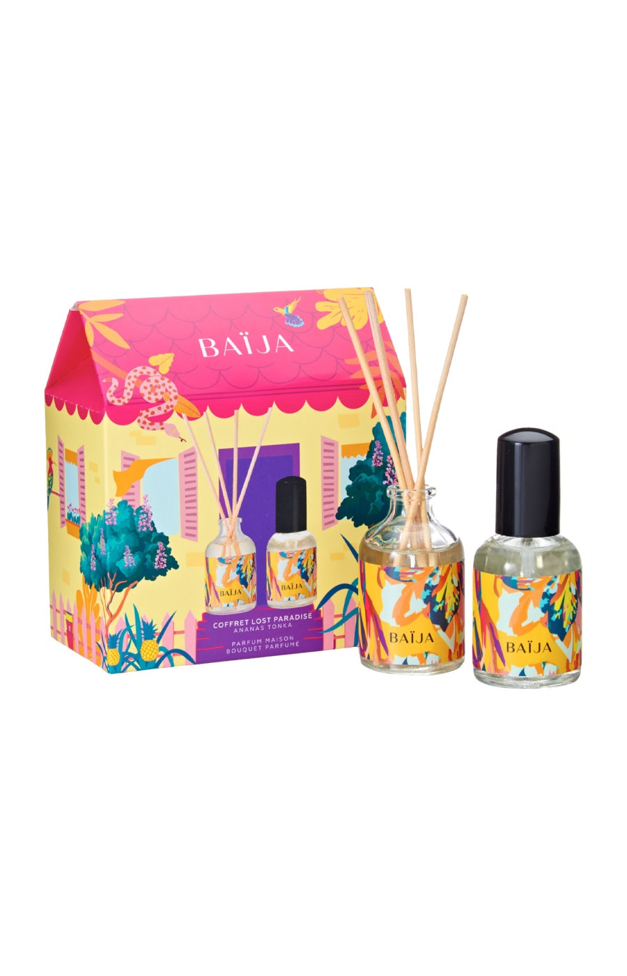 Coffret Lost Paradise - Bouquet & parfum d'intérieur - Ananas & tonka - 2 x 50 ml