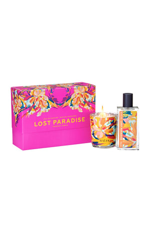 Coffret Lost Paradise - Bougie & eau de parfum - Ananas & tonka