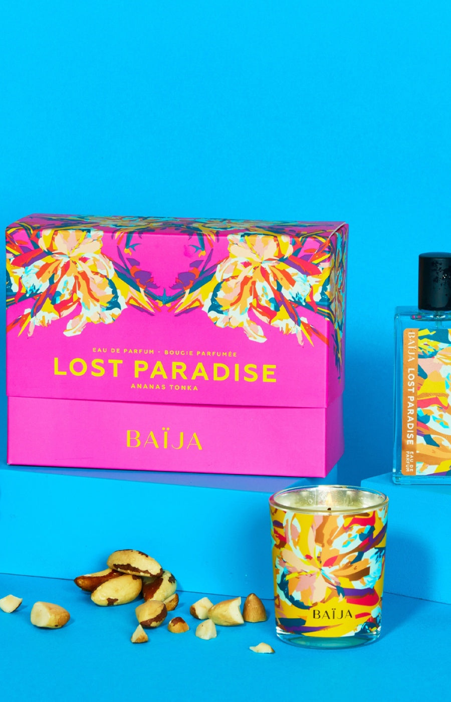 Coffret Lost Paradise - Bougie & eau de parfum - Ananas & tonka