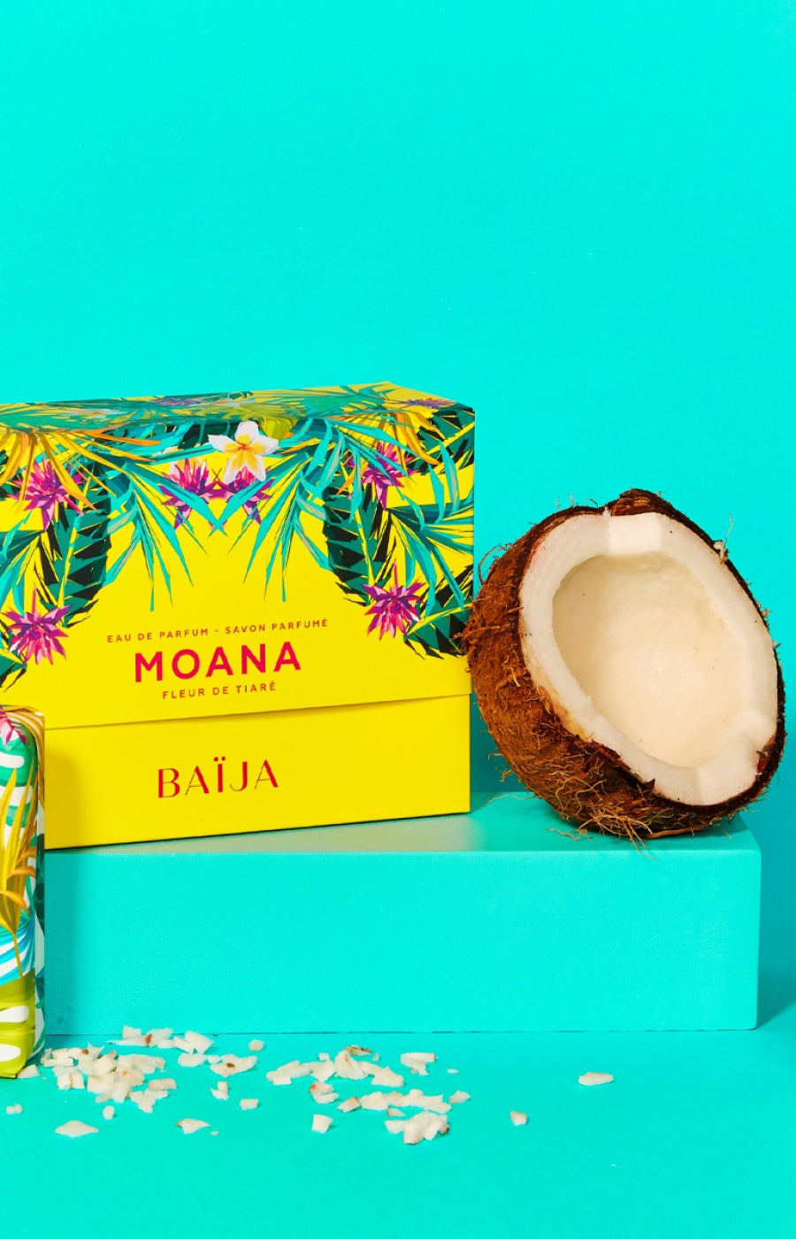 Coffret Moana - Savon & eau de parfum - Fleur de tiaré & tubéreuse