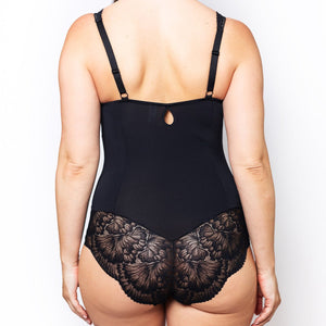 Body à dentelle - Loane - Noir
