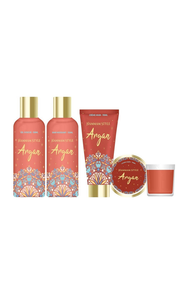 Coffret soins lanterne - Argan - Corps - 5 produits