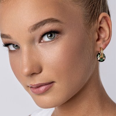 Boucles d'oreilles Leona - Acier inoxydable