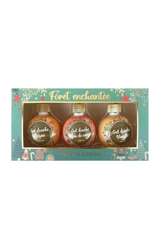 Coffret gels douche - Argan, fleur de cerisier & vanille - Corps - 3 x 100 ml