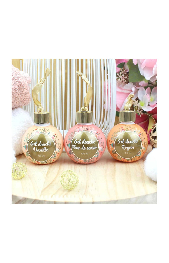 Coffret gels douche - Argan, fleur de cerisier & vanille - Corps - 3 x 100 ml